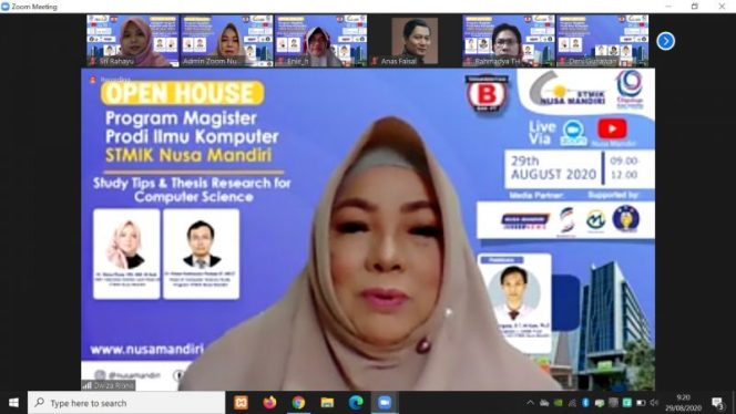 
					Program Studi Ilmu Komputer STMIK Nusa Mandiri Adakan Open House Bahas Tentang Tips & Trik Menyusun Tesis