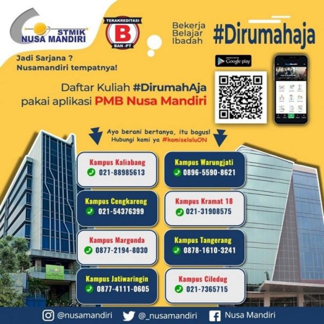 
					Tidak Perlu Datang Ke kampus,  Kini Daftar Kuliah Dapat Dilakukan Secara Online