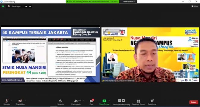 
					Foto : Universitas Nusa Mandir (UNM) Bersinergi Bersama Orang Tua