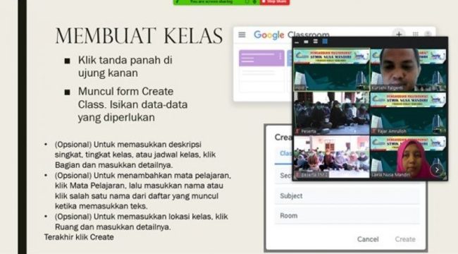 Foto : Universitas Nusa Mandiri (UNM} Laksanakan Optimalisasi Google Classroom