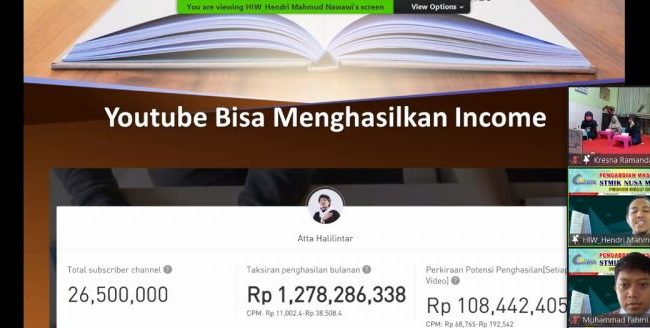 Foto : Pengabdian Masyarakat Universitas Nusa Mandiri (UNM) Pemanfaatan Internet