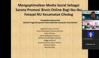 Foto : Pengabdian Masarakat Optimalisasi Whatsapp Business