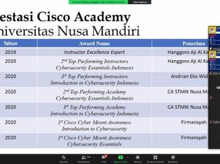 STMIK NUSA MANDIRI MENGADAKAN SOSIALISASI CISCO 2020