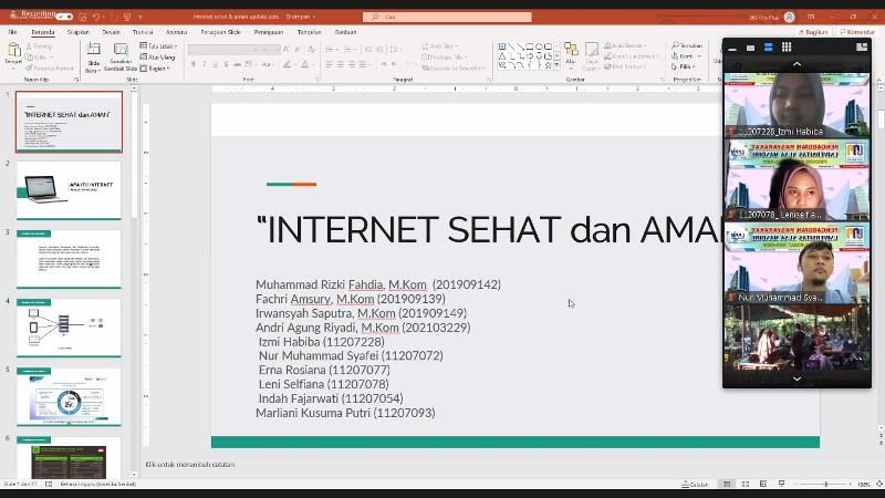 Sosialisasi Internet Sehat dan Aman Pada Koperasi Wanita Atsiri Oleh Dosen Universitas Nusa Mandiri