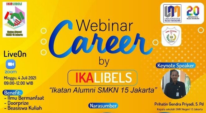 
					Universitas Nusa Mandiri Kupas Tuntas Seputar Karir  Bersama Ikatan Alumni SMKN 15 Jakarta