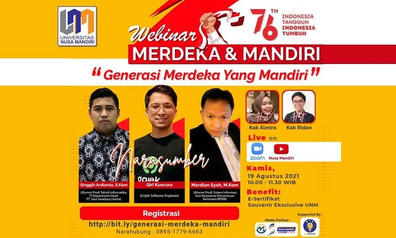 Webinar Merdeka Mandiri