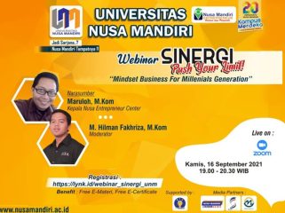 Foto : Flayer Webinar Sinergi