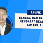 Taufik, Bangga dan Bahagia Terima Beasiswa KIP Kuliah di Universitas Nusa Mandiri