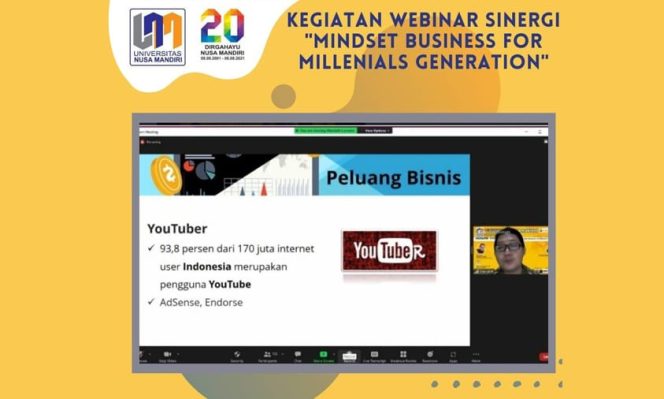 
					Universitas Nusa Mandiri Ajarkan Maba Jadi Pengusaha Sukses