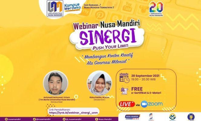 
					Ingin Jago Bikin Konten? Ayo Gabung di Webinar SINERGI