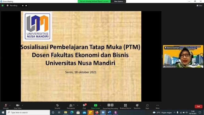
					sosialisasi PTM