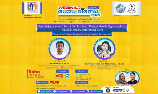
					Berbagi Pembelajaran Kreatif dan Menarik Lewat Webinar Guru Digital