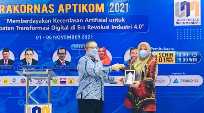 Dok. Universitas Nusa Mandiri - Rakornas Aptikom 2021