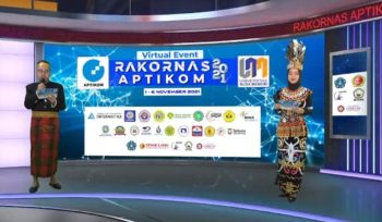 Dok. Universitas Nusa Mdnri - Rakornas APTIKOM 2021