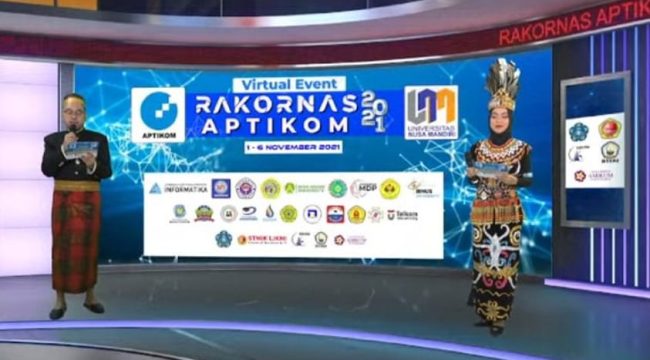 Dok. Universitas Nusa Mdnri - Rakornas APTIKOM 2021