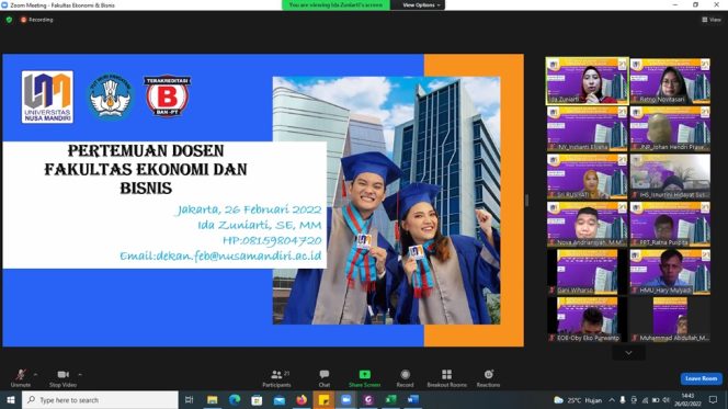 
					FEB Siap Sambut Tahun Akademik Genap 2022
