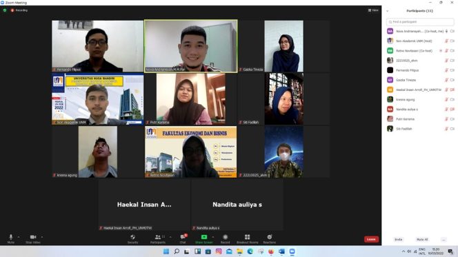 
					mahasiswa prodi perhotelan