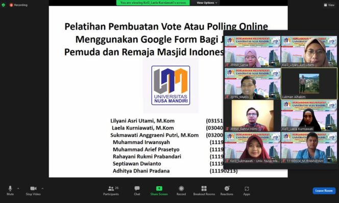 
					kolaborasi UNM dan JPRMI