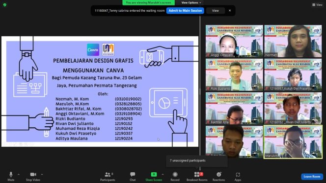 
					Dosen UNM Beri Pembelajaran Desain Grafis
