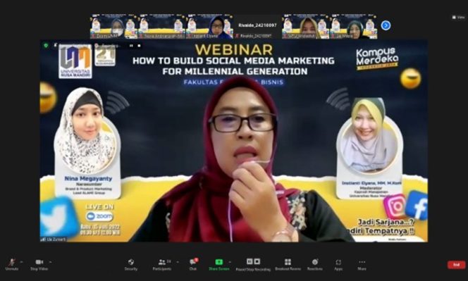 
					FEB Sukses Gelar Webinar