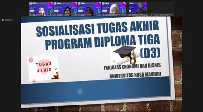 Sosialisasi Tugas Akhir Prodi Perhotelan