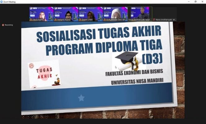 
					Sosialisasi Tugas Akhir Prodi Perhotelan