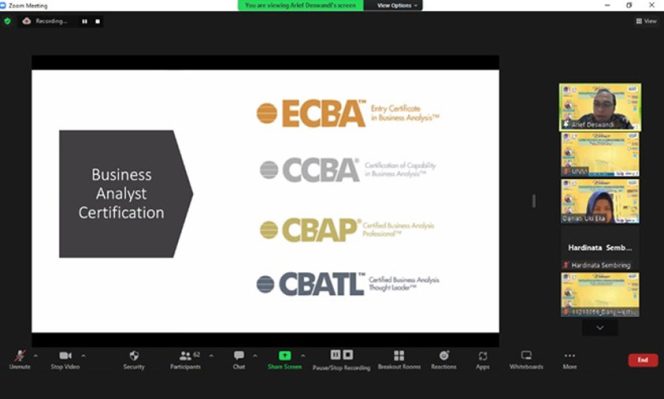 
					Webinar Prodi Sistem Informasi