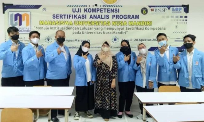 
					Sertifikasi Kompetensi Analis Program Mahasiswa UNM