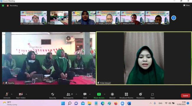 Foto: Pelatihan Canva Dalam Pembuatan Konten Promosi Media Sosial TikTo