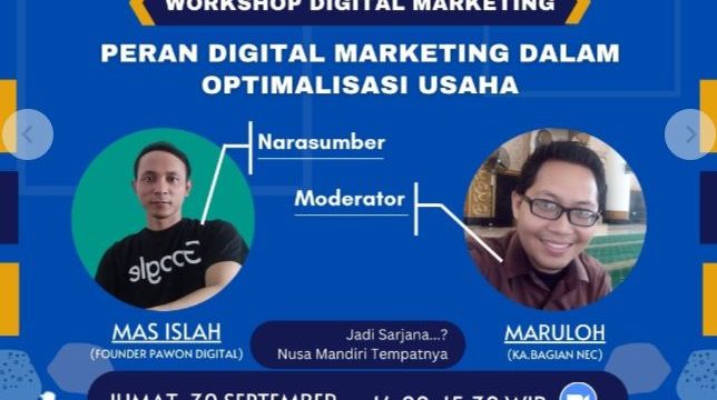 NEC Akan Gelar Workshop Digital Marketing