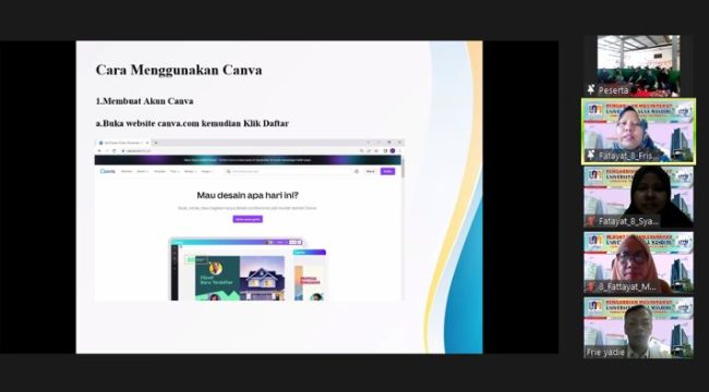Dosen UNM Beri Pelatihan Canva
