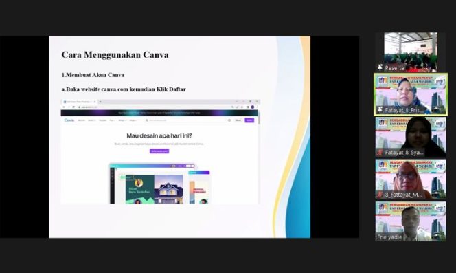 
					Dosen UNM Beri Pelatihan Canva