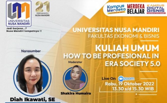 
					Kuliah Umum Profesionalisme