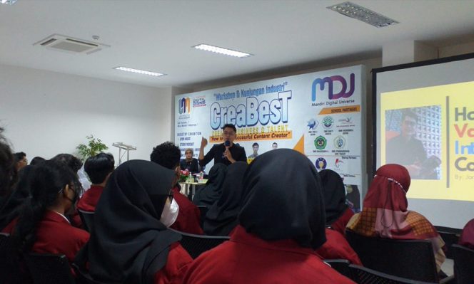 
					Creabest, Jadi Wadah Siswa/i untuk Menambah Skill  Content Creator