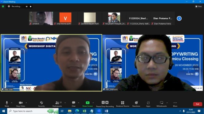 
					Workshop Bekal P2MW