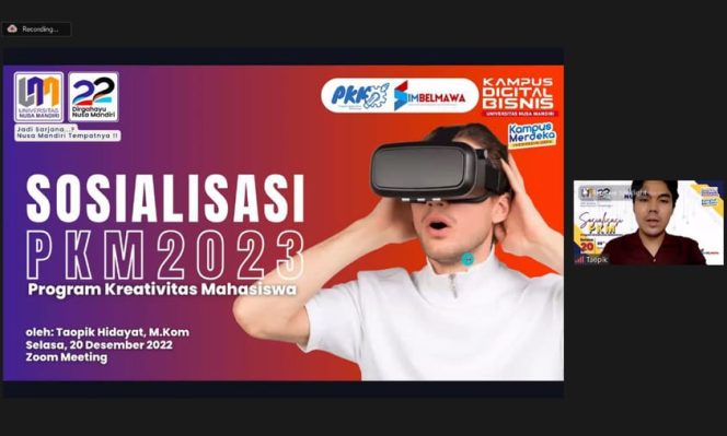 
					Bidang Kemahasiswaan Sosialisasi PKM