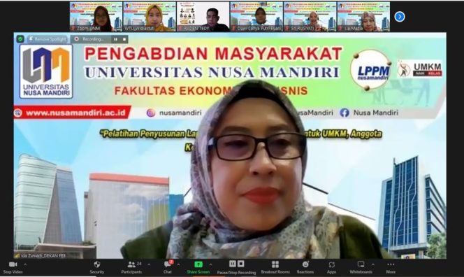 
					Pelatihan Pendampingan UMKM