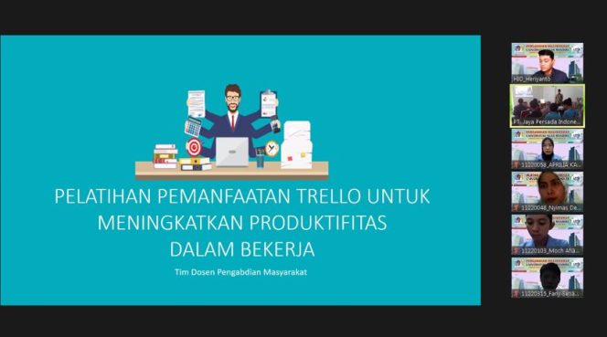 
					Dosen UNM Beri Pelatihan Aplikasi Trello