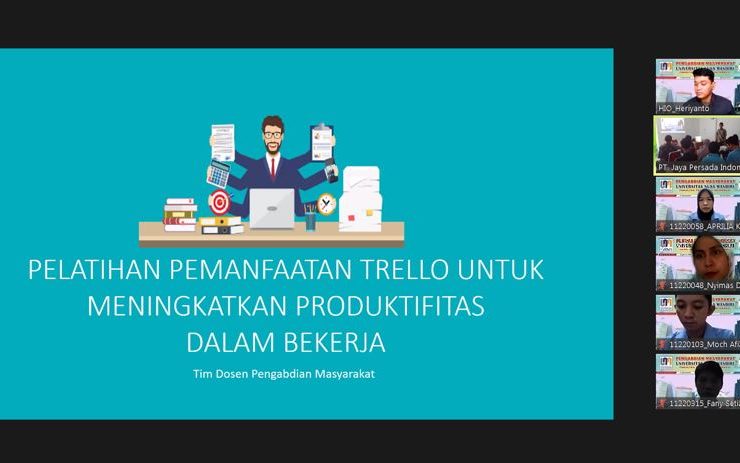 Dosen UNM Beri Pelatihan Aplikasi Trello