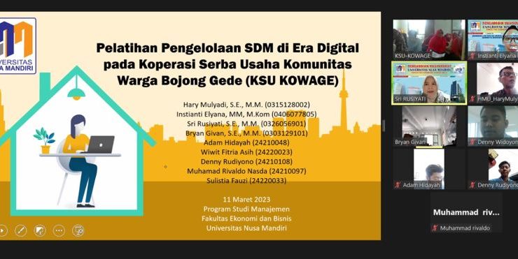 Pelatihan Mengelola SDM di Era Digital