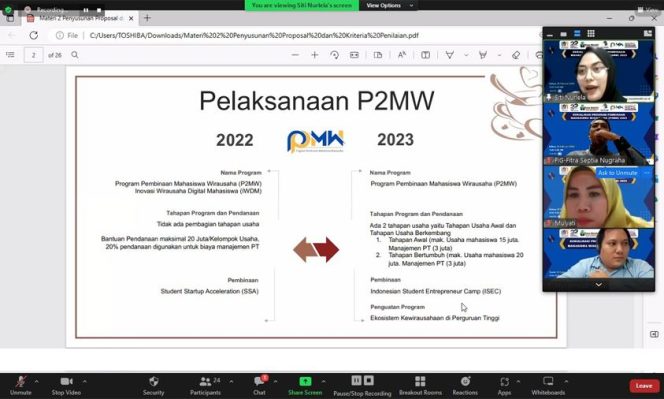
					Sukses Sosialisasi P2MW