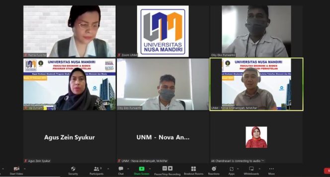 
					Evaluasi Akademik Prodi Perhotelan