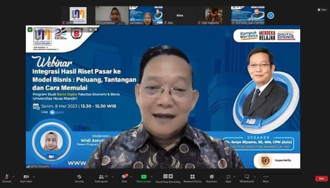 
					Prodi Bisnis Digital Sukses Gelar Webinar