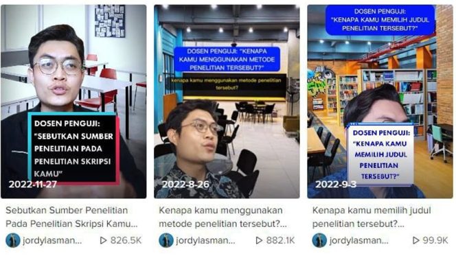 
					Dosen UNM Buat Konten Seputar Kuliah dan Dunia Pendidikan
