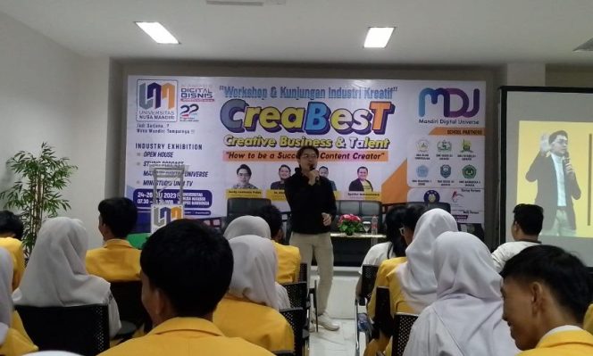 
					Jordy Lasmana Putra, Bagikan Ilmu Kepada Siswa Cara Membuat Sebuah Konten