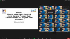 Prodi Sistem Informasi Gelar Webinar Menulis Artikel Ilmiah