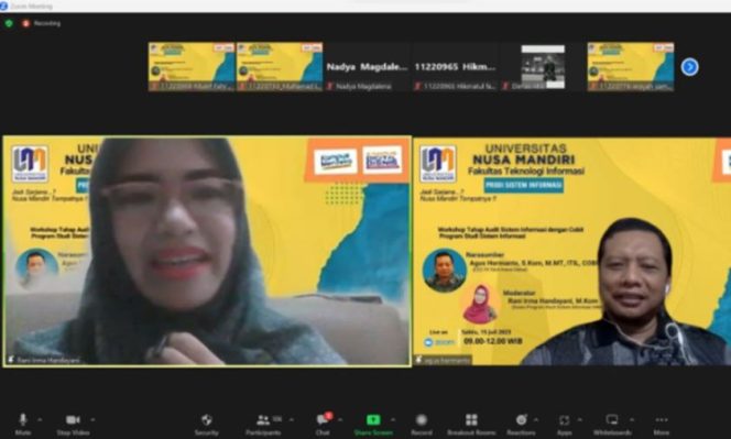 
					Workshop TI Dengan COBIT