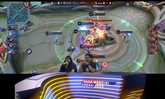 
					Penyisihan Esport MLBB Competition Nusa Mandiri Kreasi 2023 Tandingkan Puluhan Tim Berbakat Tingkat SLTA Sederajat
