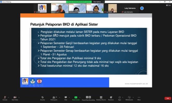 
					Sosialisasi Pelaporan Dosen UNM