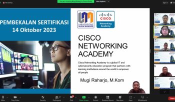 Prodi Informatika Beri Pembekalan Sertifikasi Cisco